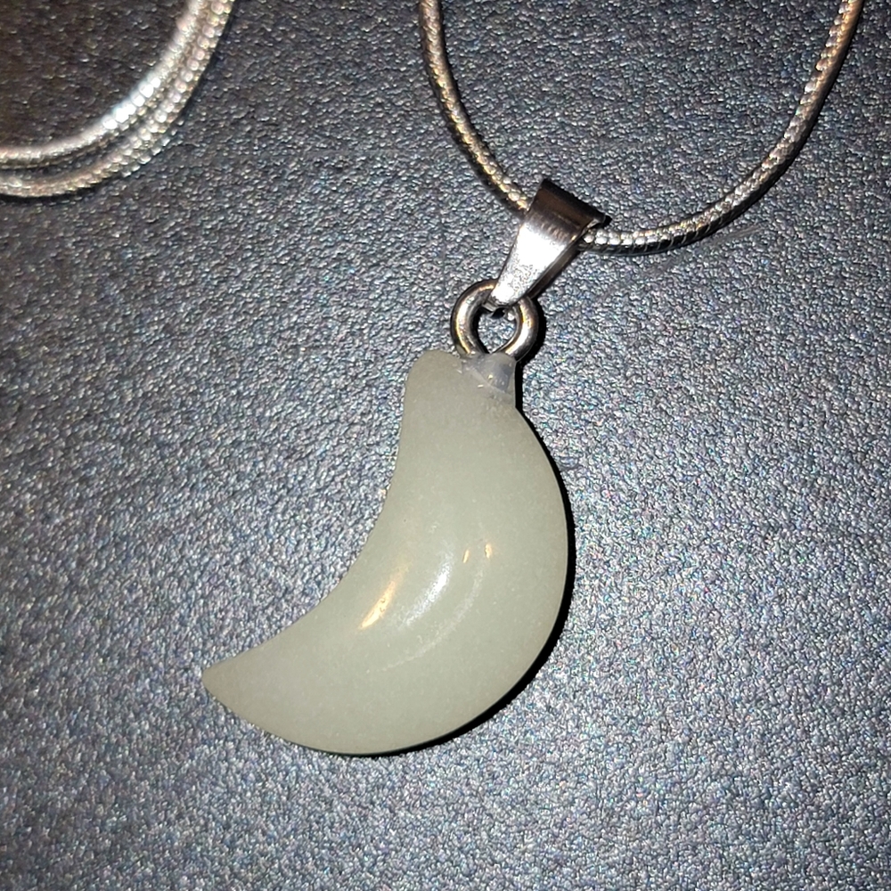 Quartz chakra pendant 925 silver plated necklace